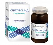 Купить стрептоцид, мазь для наружного применения 10%, 25г в Дзержинске
