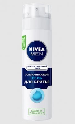 Купить nivea (нивея) для мужчин гель для бритья для чувствительной кожи, 200мл в Дзержинске
