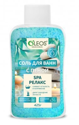 Купить олеос соль для ванн с пеной "spa релакс" 425г в Дзержинске