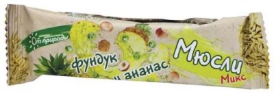 Купить батончик-мюсли фундук и ананас, 25 г в Дзержинске