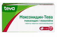 Купить моксонидин-тева, таблетки покрытые пленочной оболочкой 0,4 мг, 60 шт в Дзержинске