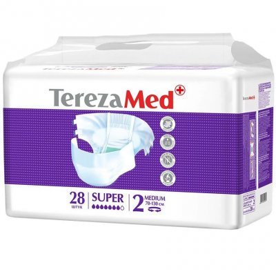 Купить terezamed (терезамед), подгузники для взрослых super medium, размер 2 28 шт в Дзержинске