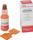 Купить каталин, таблетки для приготовления глазных капель 0,75мг, 1 шт в комплекте с растворителем в Дзержинске