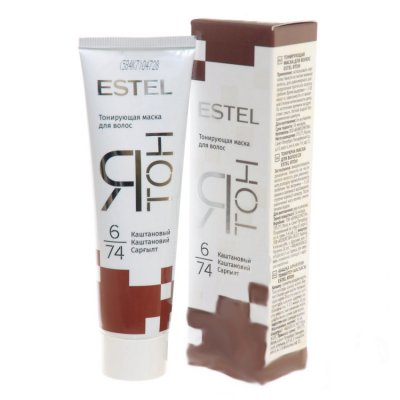 Купить estel (эстель) маска для волос тонирующая ятон 60мл тон 6/74 каштановый в Дзержинске