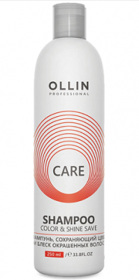 Купить ollin prof care (оллин) шампунь для окрашенных волос сохранение цвета и блеска, 250мл в Дзержинске