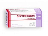 Купить бисопролол, таблетки, покрытые пленочной оболочкой 2,5мг, 30 шт в Дзержинске