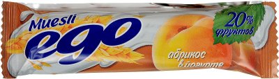 Купить мюсли эго батончик, абрикос в йогурте 25г (l.d.с. lolly s.r.o., словения) в Дзержинске