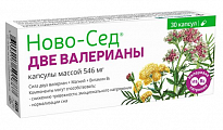 Купить ново-сед две валерианы, капсулы массой 546мг 30шт бад в Дзержинске
