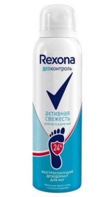 Купить rexona (рексона) дезодорант-аэрозоль для ног деоконтроль активная свежесть, 150мл в Дзержинске
