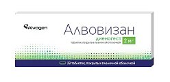 Купить алвовизан, таблетки, покрытые пленочной оболочкой 2мг, 28 шт в Дзержинске