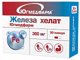 Купить железа хелат югмедфарм, капсулы 30шт бад в Дзержинске