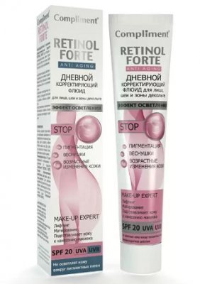 Купить compliment retinol forte (комплимент) флюид корректирующий дневной для лица, шеи и декольте, 50мл в Дзержинске