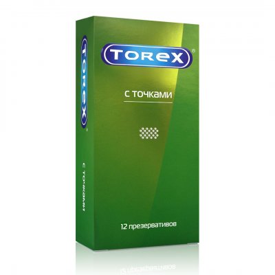 Купить презервативы торекс с точками, №12 (кит ооо, россия) в Дзержинске