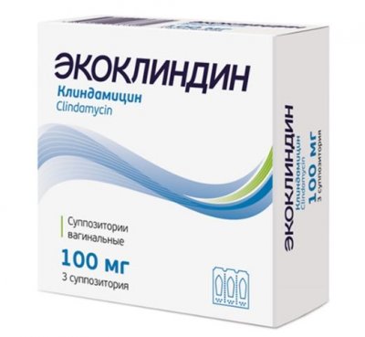 Купить экоклиндин, суппозитории вагинальные 100 мг, 3 шт в Дзержинске