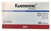 Купить кьюпинекс, таблетки, покрытые пленочной оболочкой 300мг, 60 шт в Дзержинске