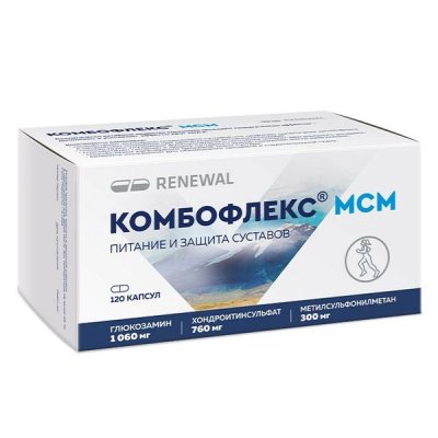 Купить комбофлекс мсм, капсулы массой 798 мг, 120 шт бад в Дзержинске