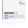 Купить мелатонин, таблетки, покрытые пленочной оболочкой 3мг, 60 шт в Дзержинске