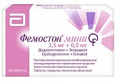 Купить фемостон мини, таблетки, покрытые пленочной оболочкой 2,5мг+0,5мг, 28 шт в Дзержинске