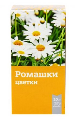 Купить ромашки аптечной цветки, фильтр-пакеты 1,5г, 20 шт бад в Дзержинске