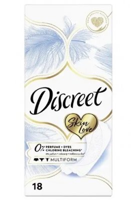 Купить discreet (дискрит) прокладки ежедневные skin love multiform, 18шт в Дзержинске