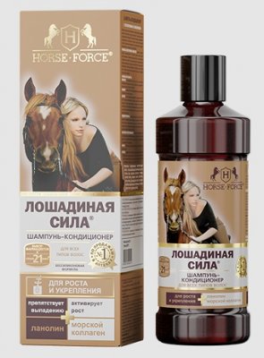 Купить лошадиная сила (horse force) шампунь-кондиционер с коллагеном и ланолином, 500мл в Дзержинске