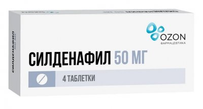 Купить силденафил, таблетки, покрытые пленочной оболочкой 50мг, 4 шт в Дзержинске
