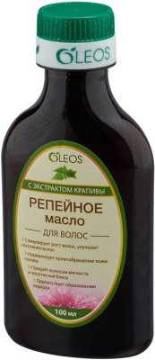 Купить oleos (олеос) масло репейное с экстрактом крапивы 100мл в Дзержинске