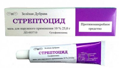 Купить стрептоцид, мазь 10% 25г (биосинтез оао, россия) в Дзержинске