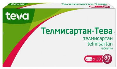 Купить телмисартан-тева таблетки 80мг, 30 шт в Дзержинске