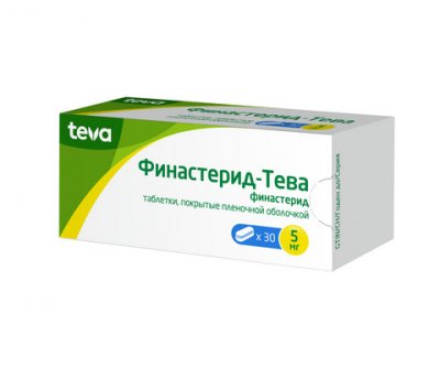 Купить финастерид-тева, таблетки, покрытые пленочной оболочкой 5мг, 30 шт в Дзержинске