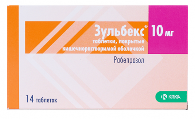 Купить зульбекс, таблетки кишечнорастворимые, покрытые пленочной оболочкой 10мг, 14 шт в Дзержинске