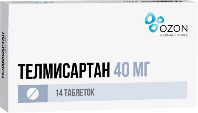 Купить телмисартан таблетки 40мг, 14 шт в Дзержинске