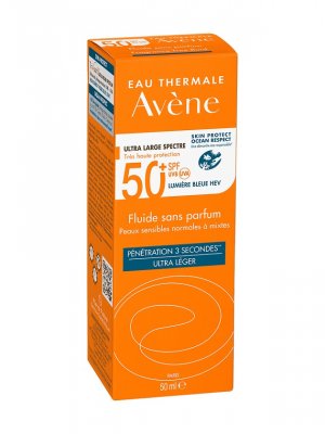 Купить авен (avenе suncare) флюид для лица солнцезащитный без отдушек с тонирующим фильтром, 50 мл spf 50+ в Дзержинске