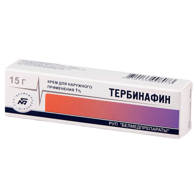 Купить тербинафин, крем для наружного применения 1%, 15г в Дзержинске