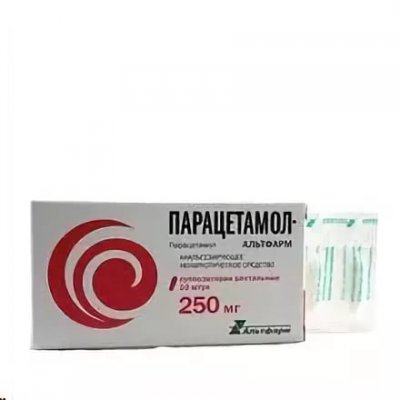 Купить парацетамол-альтфарм, суппозитории ректальные 250мг, 10 шт в Дзержинске