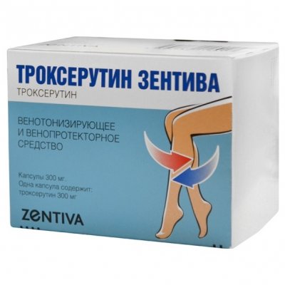 Купить троксерутин зентива, капс 300 мг №30 (зентива а.с., чешская республика) в Дзержинске