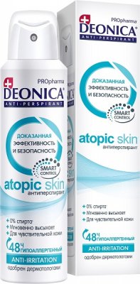 Купить deonica (деоника) дезодорант атопик скин аэрозоль 150мл в Дзержинске