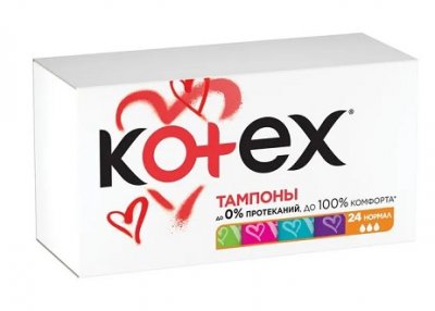 Купить kotex (котекс) тампоны супер 24шт в Дзержинске