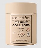 Science&Sports AgeGen (Сайнс&Спортс) Коллаген морской для вен, сосудов и связок, порошок со вкусом клубники, пакет-саше 30шт БАД