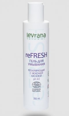 Купить levrana (леврана) гель для умывания регенерирующий refresh, 200мл в Дзержинске