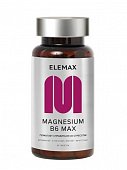 Купить elemax magnesium b6 max (элемакс магнезиум в6 макс) таблетки, 60 шт бад в Дзержинске