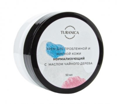 Купить turanica (тураника) крем для проблемной жирной кожи нормализующий с маслом чайного дерева, 50мл в Дзержинске