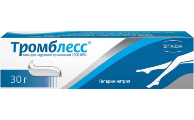 Купить тромблесс, гель для наружного применения 1000ме/г, 30г в Дзержинске
