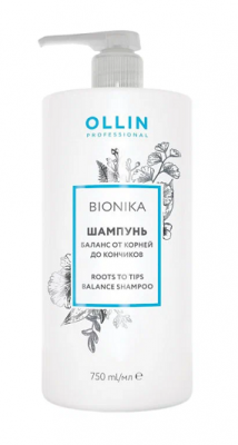 Купить ollin prof bionika (оллин) шампунь для волос баланс от корней до кончиков, 750мл в Дзержинске