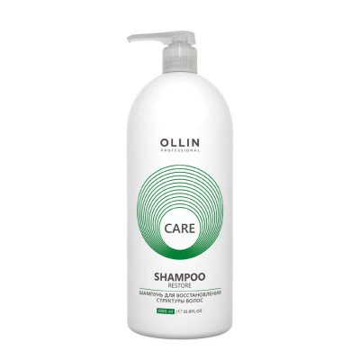 Купить ollin prof care (оллин) шампунь для восстановления структуры волос, 1000мл в Дзержинске