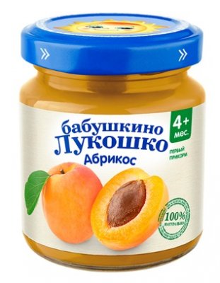 Купить бабушкино лукошко пюре абрикос, 100г в Дзержинске