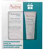 Авен (Avenе) набор Клинанс Гидра: крем успокаивающий, восстанавливающий, 40мл+крем очищающий успокаивающий, 15мл
