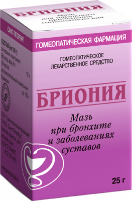 Купить бриония, мазь для наружного применения гомеопатическая, 25г в Дзержинске