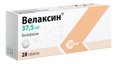Купить велаксин, таблетки 37,5мг, 28 шт в Дзержинске
