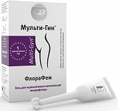 Купить мульти-гин флорафем, гель для нормализации вагинальной микрофлоры 5мл, 5 шт в Дзержинске